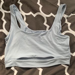 Blue Crop Top - Streetwear Society **NEVER WORN**